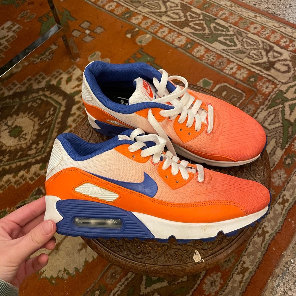 Syracuse blue/orange air max sneakers